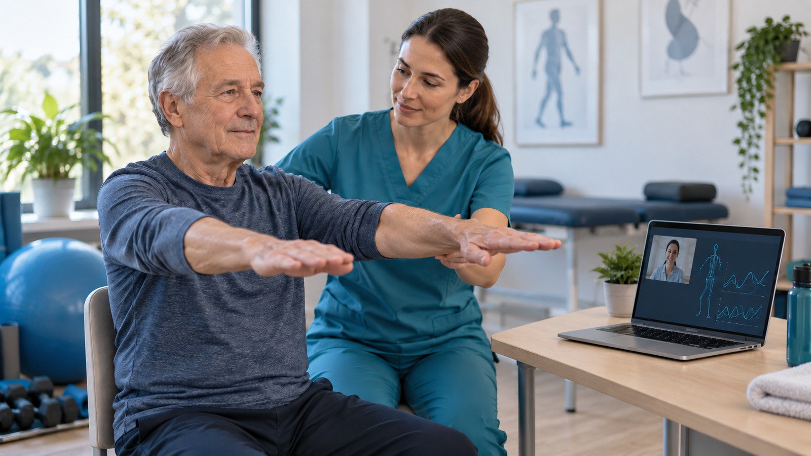 Ensayo aleatorizado multicéntrico sobre rehabilitación telerehabilitada con IA en Parkinson temprano